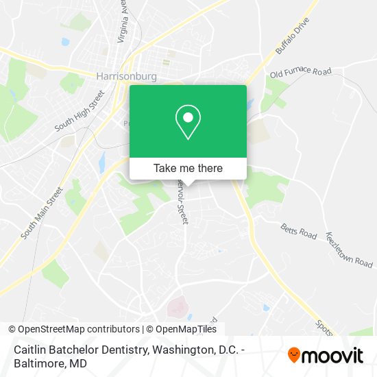 Mapa de Caitlin Batchelor Dentistry