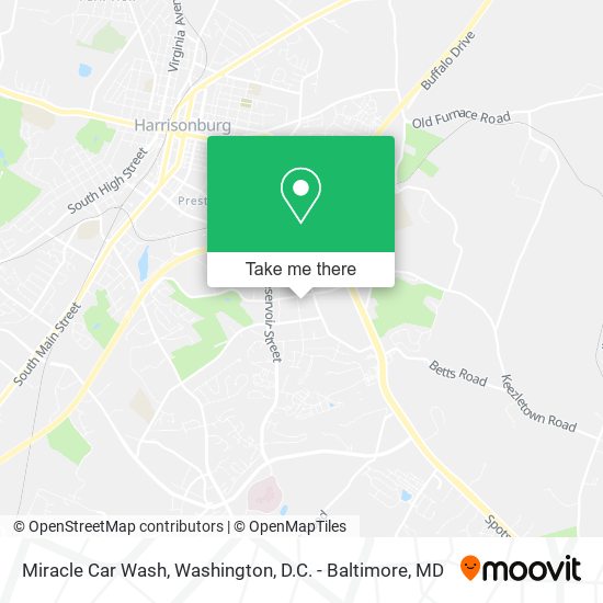 Miracle Car Wash map