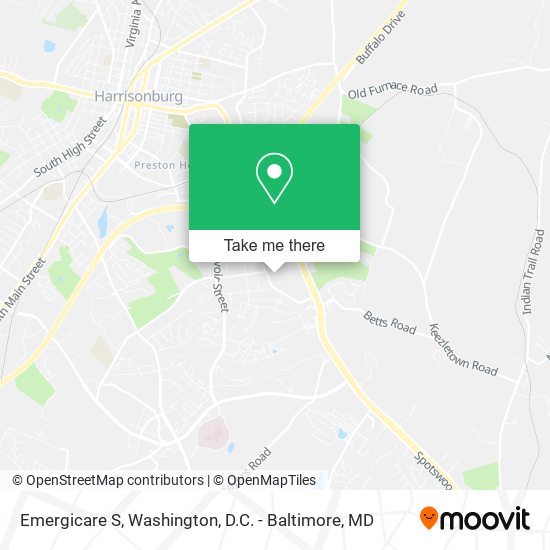 Emergicare S map