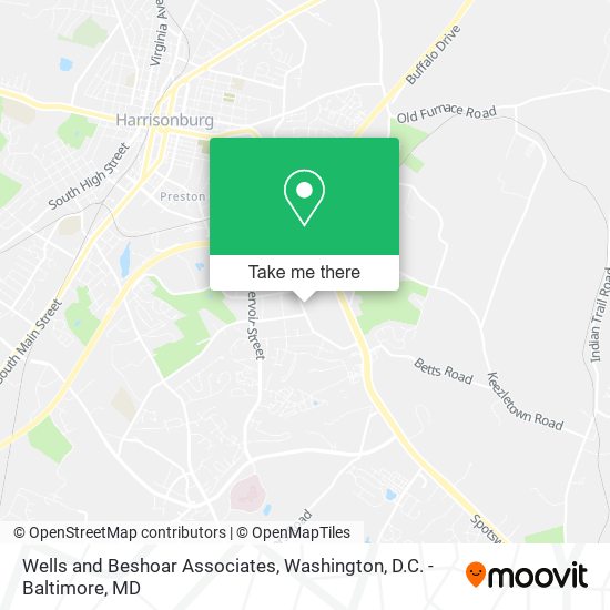 Wells and Beshoar Associates map