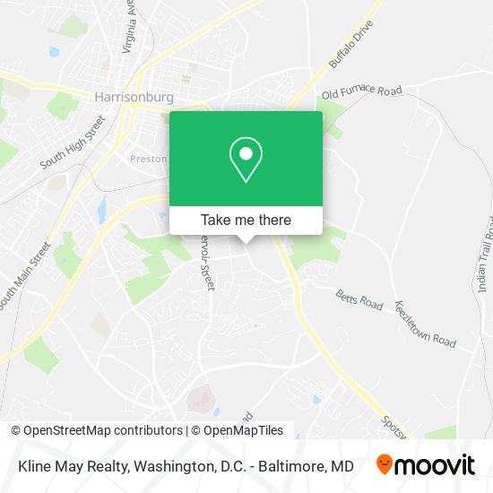 Mapa de Kline May Realty
