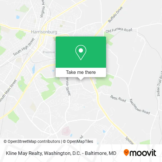 Kline May Realty map