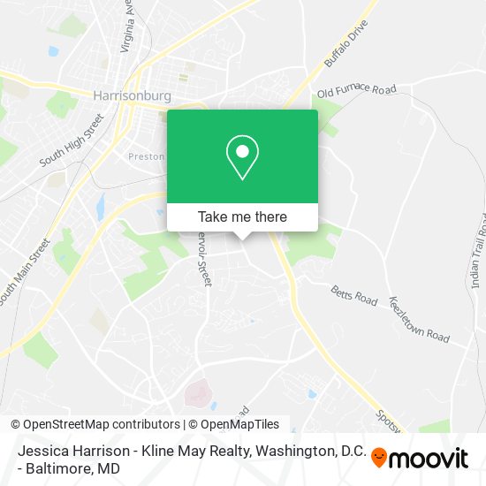 Jessica Harrison - Kline May Realty map