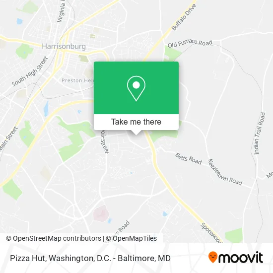 Pizza Hut map