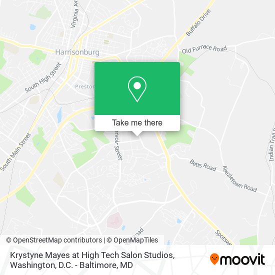 Mapa de Krystyne Mayes at High Tech Salon Studios