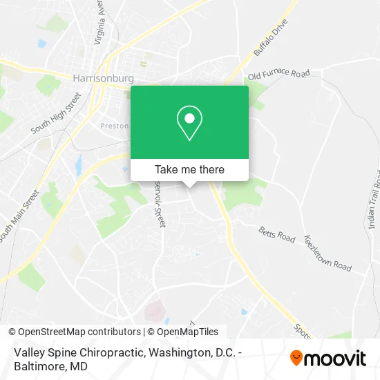 Valley Spine Chiropractic map