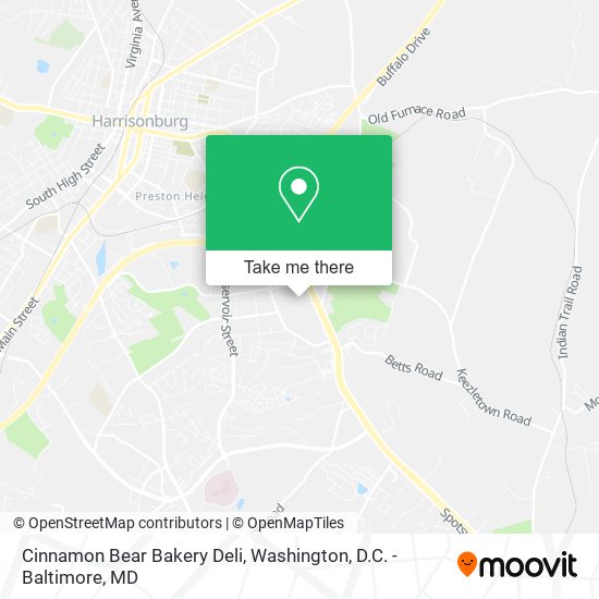 Mapa de Cinnamon Bear Bakery Deli