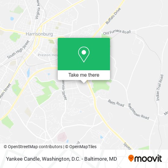 Yankee Candle map