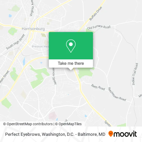 Perfect Eyebrows map