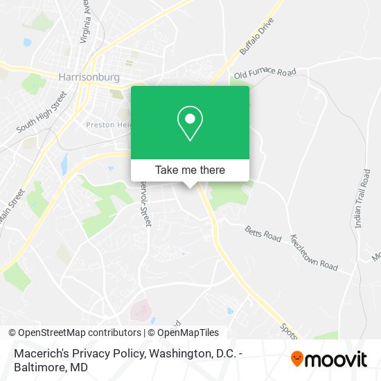 Macerich's Privacy Policy map