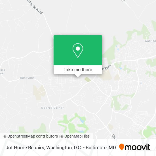 Jot Home Repairs map