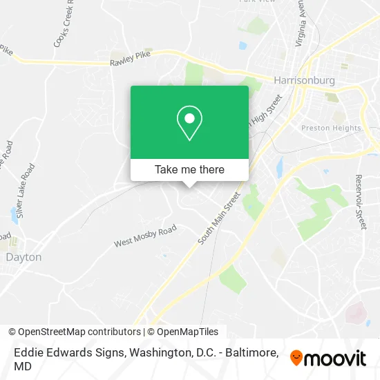 Eddie Edwards Signs map