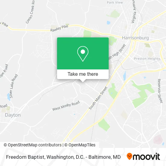 Freedom Baptist map