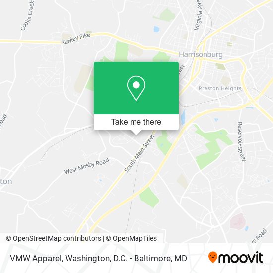 VMW Apparel map