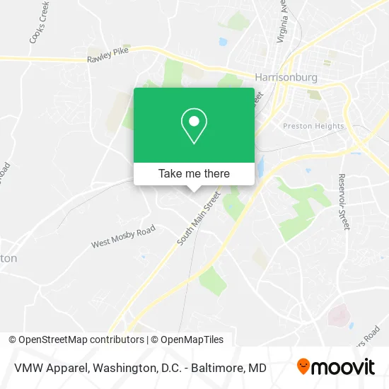 VMW Apparel map