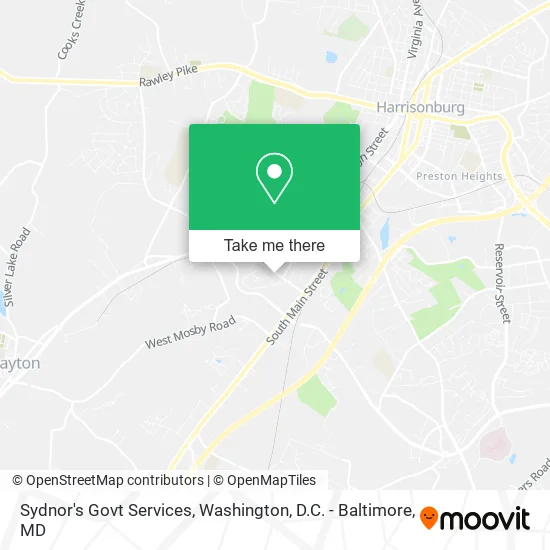 Sydnor's Govt Services map