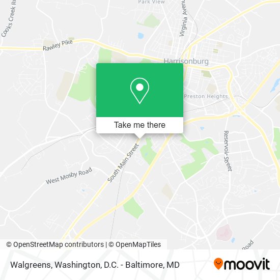Mapa de Walgreens