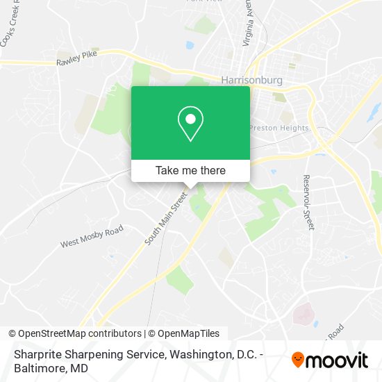 Sharprite Sharpening Service map