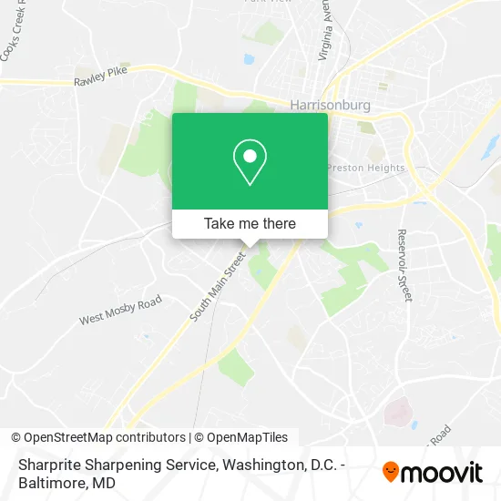 Sharprite Sharpening Service map
