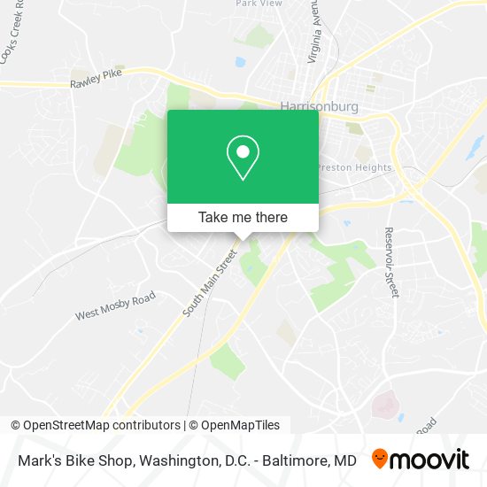 Mapa de Mark's Bike Shop
