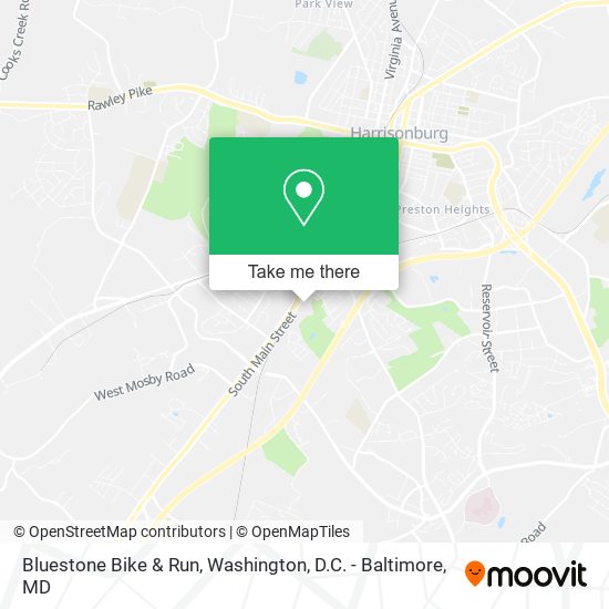 Bluestone Bike & Run map