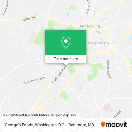George's Foods map