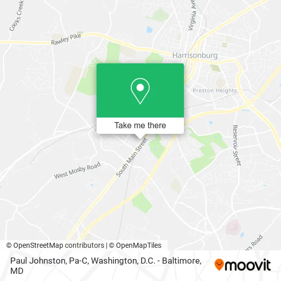Paul Johnston, Pa-C map