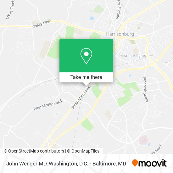 John Wenger MD map
