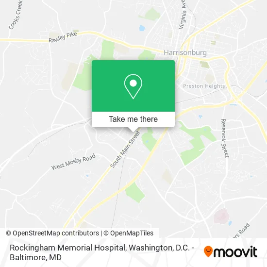 Rockingham Memorial Hospital map
