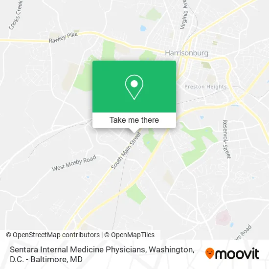 Sentara Internal Medicine Physicians map