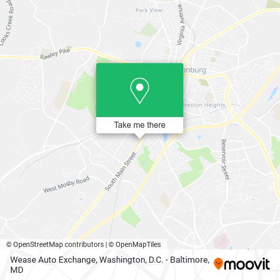 Wease Auto Exchange map