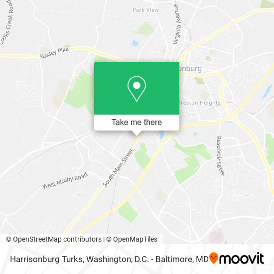 Harrisonburg Turks map