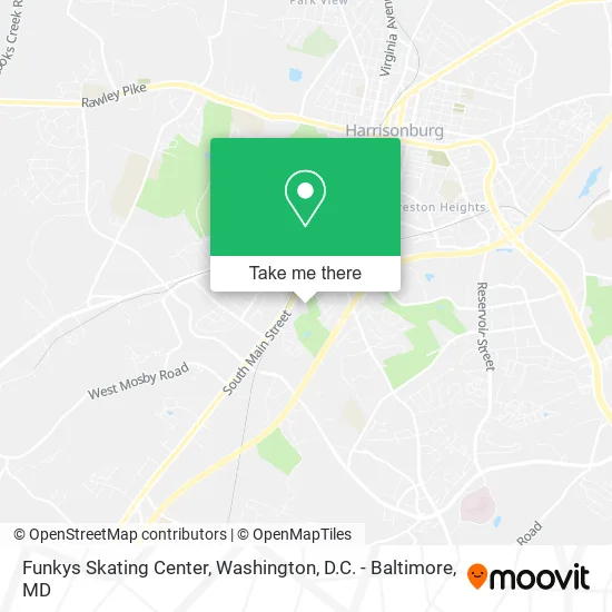 Funkys Skating Center map