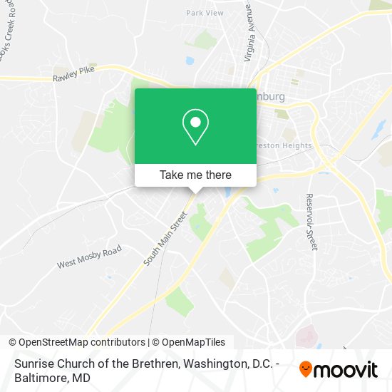Mapa de Sunrise Church of the Brethren