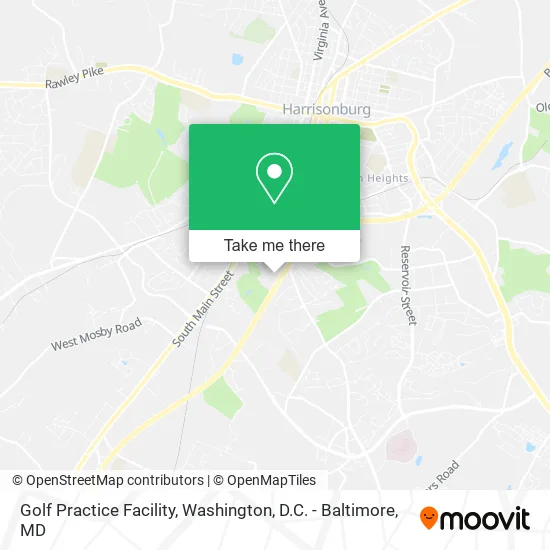 Mapa de Golf Practice Facility