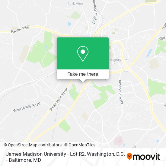 Mapa de James Madison University - Lot R2