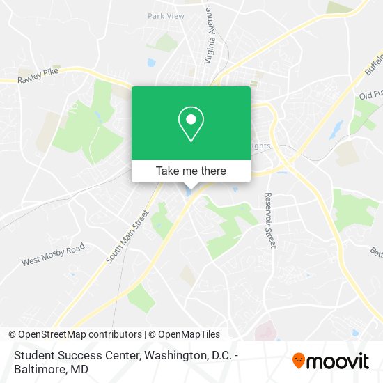 Student Success Center map