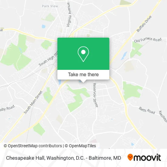 Chesapeake Hall map