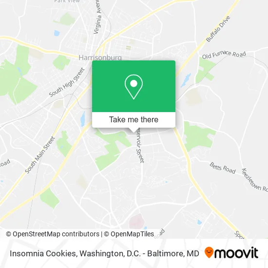 Insomnia Cookies map