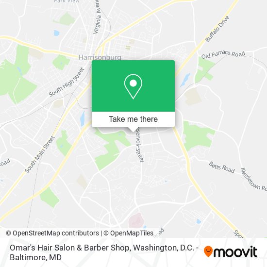 Omar's Hair Salon & Barber Shop map