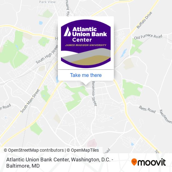 Atlantic Union Bank Center map