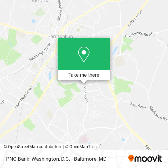 PNC Bank map