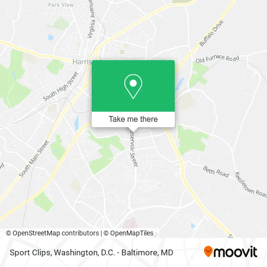 Sport Clips map