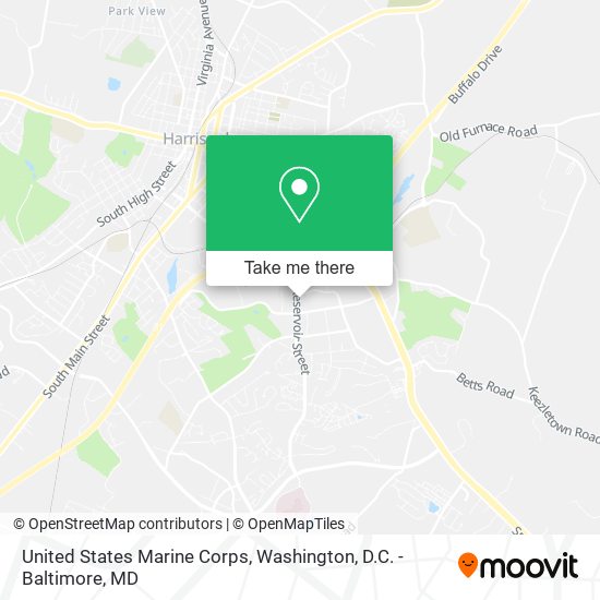 Mapa de United States Marine Corps