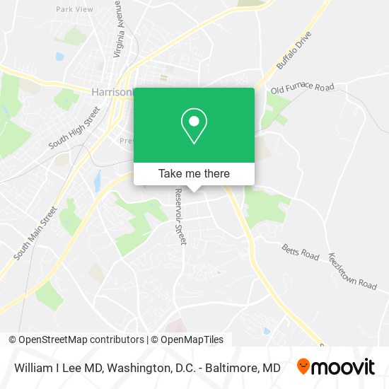 William I Lee MD map