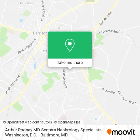 Arthur Rodney MD-Sentara Nephrology Specialists map