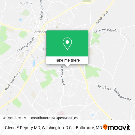 Glenn E Deputy MD map