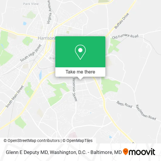 Glenn E Deputy MD map