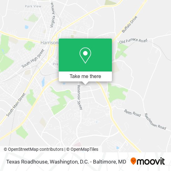 Texas Roadhouse map
