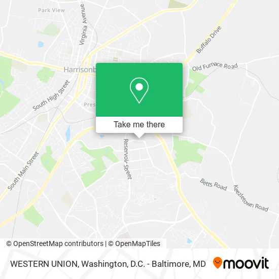 WESTERN UNION map